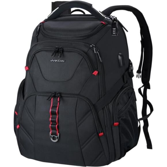 17.3'' Travel Laptop Backpack TSA Friendly, Water Resistant Anti Theft - Picture 1 of 7